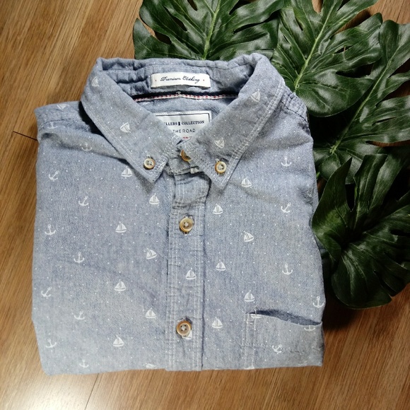 ON THE ROAD NAUTICAL SHIRT SIZE SMALL - Picture 8 of 8